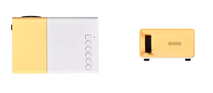 Salange YG300 Mini LED Projector Yg300 Upgraded Version 600 lumen 320x240P HDMI-compatible USB Audio Home Media Player Beamer