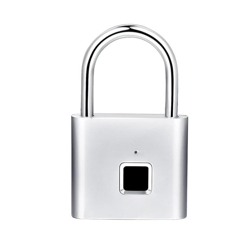 Keyless Fingerprint Padlock Ultra Light One Touch Open Fingerprint Door Lock For Gym School Luggage Backpack Suitcase Locker