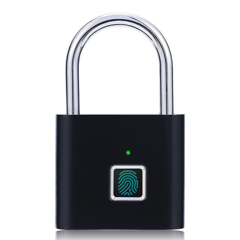 Keyless Fingerprint Padlock Ultra Light One Touch Open Fingerprint Door Lock For Gym School Luggage Backpack Suitcase Locker