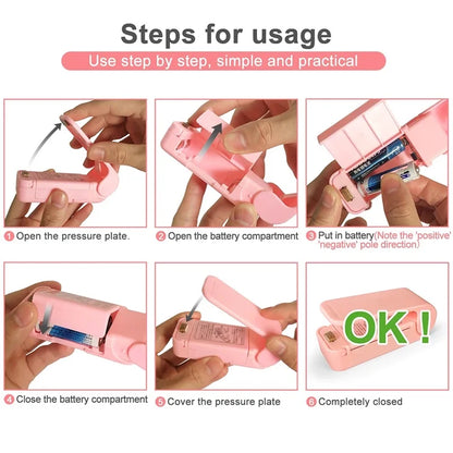 Mini Handheld Heat Bag Sealer – Portable Thermal Food Storage Sealer